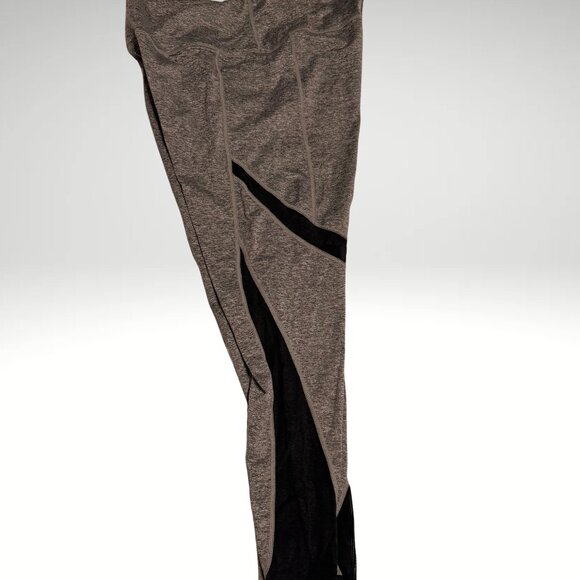 Grey & black mesh leggings - Picture 4 of 8